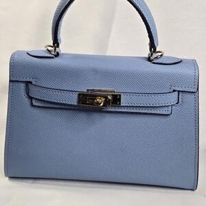 Elegant Kelly Mini Blue Handbag